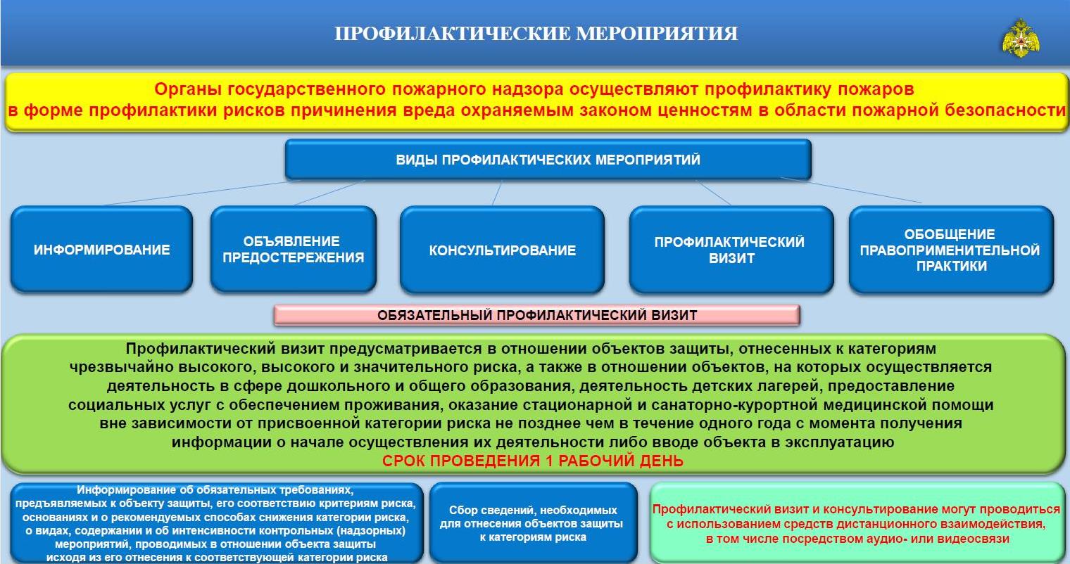 План проведения профилактических визитов